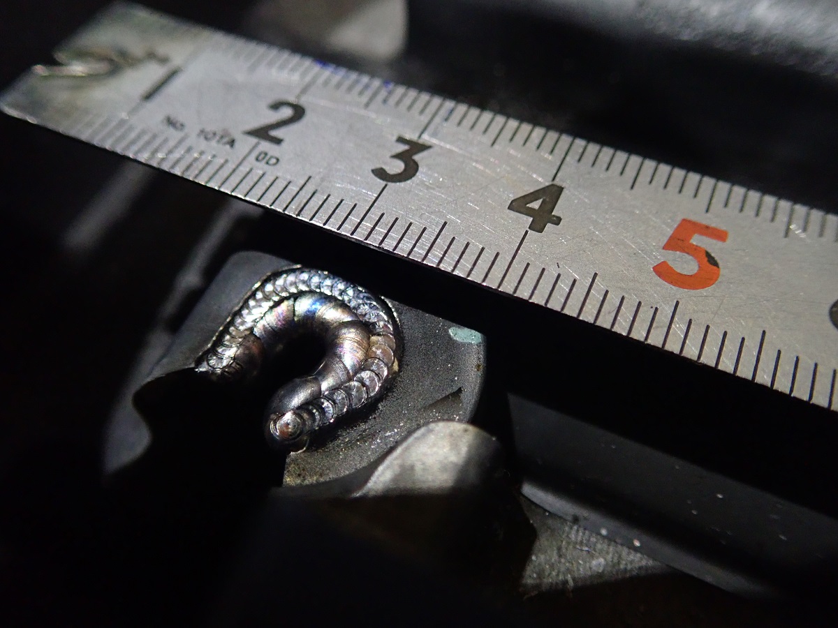 ピッチ修正肉盛り ピッチ修正肉盛り