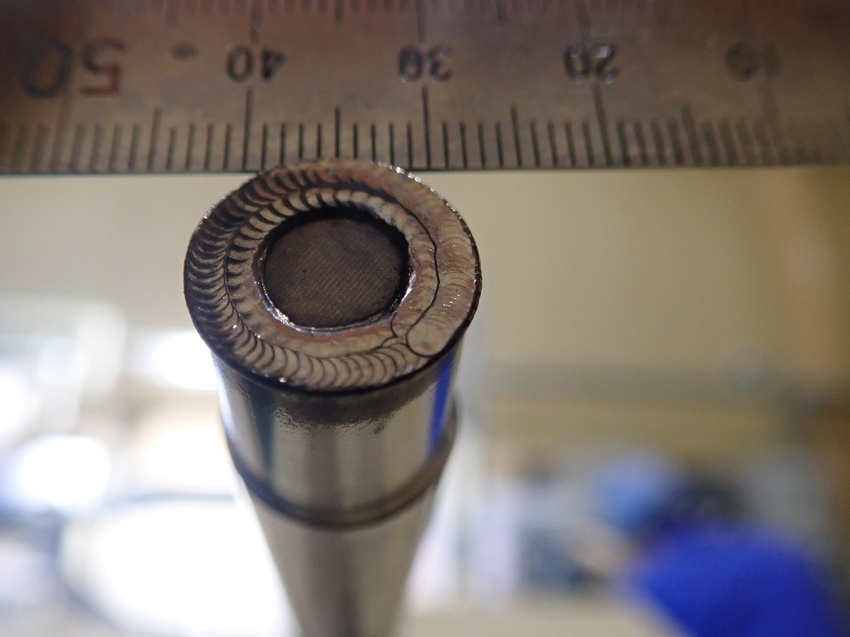 丸ピン先端肉盛り 丸ピン先端肉盛り