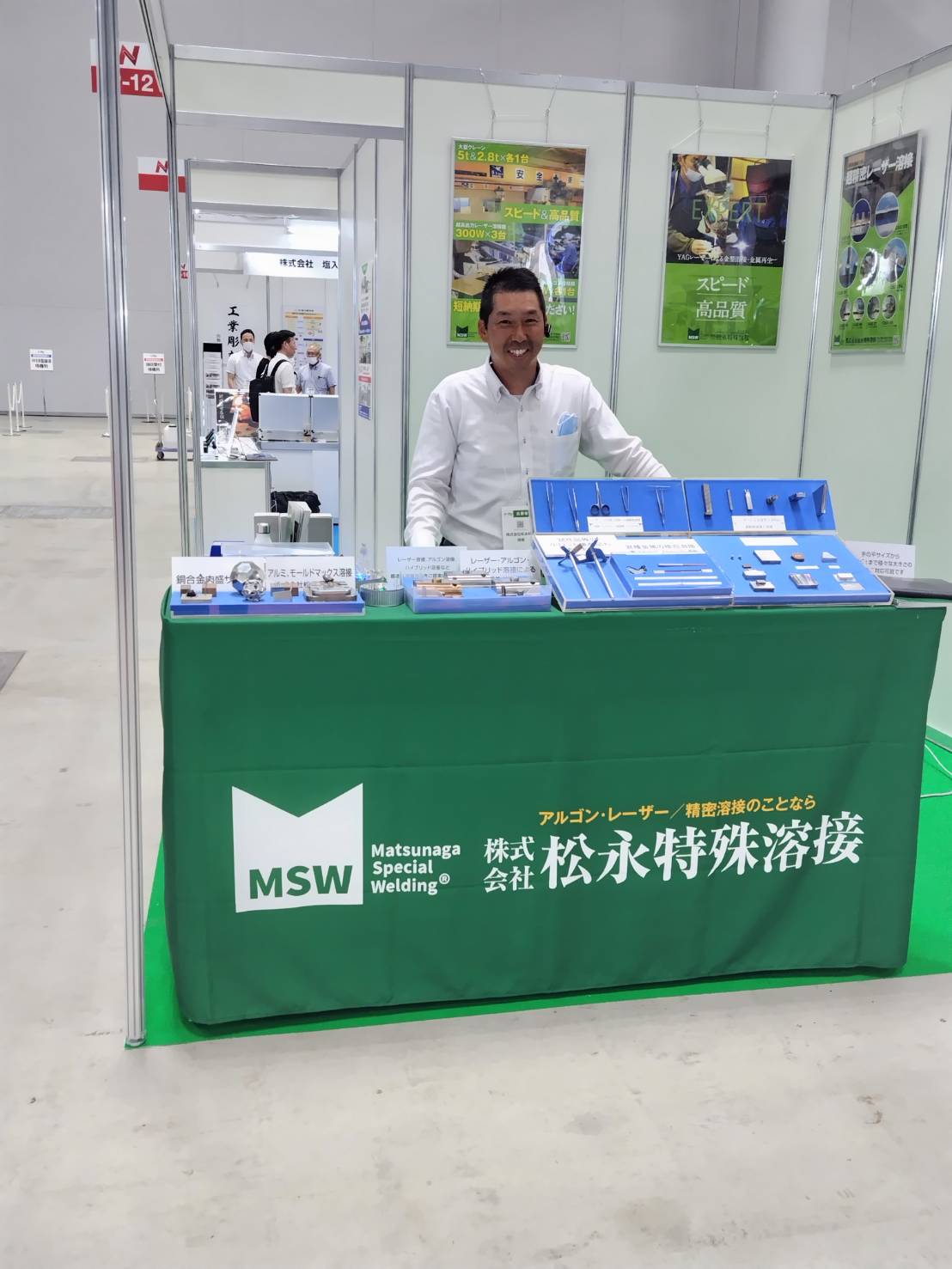 弊社の出展ブースの様子