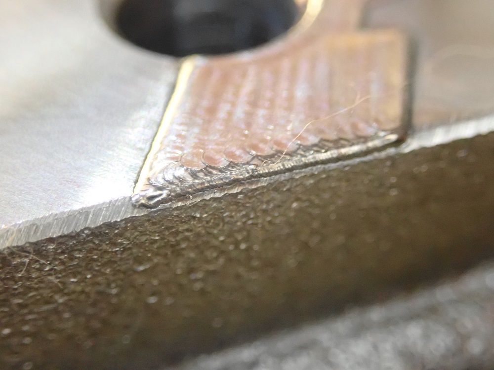 レーザー溶接後 レーザー溶接後