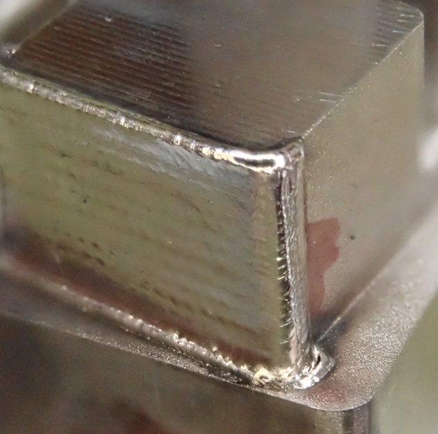 レーザー溶接後