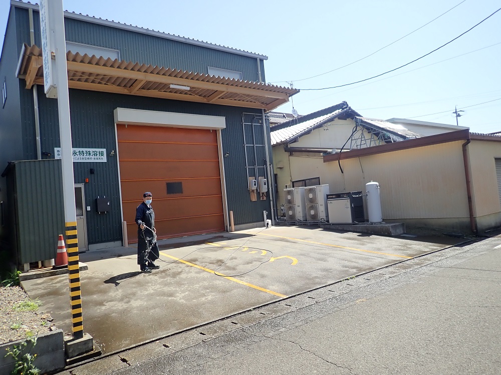 本社工場清掃後