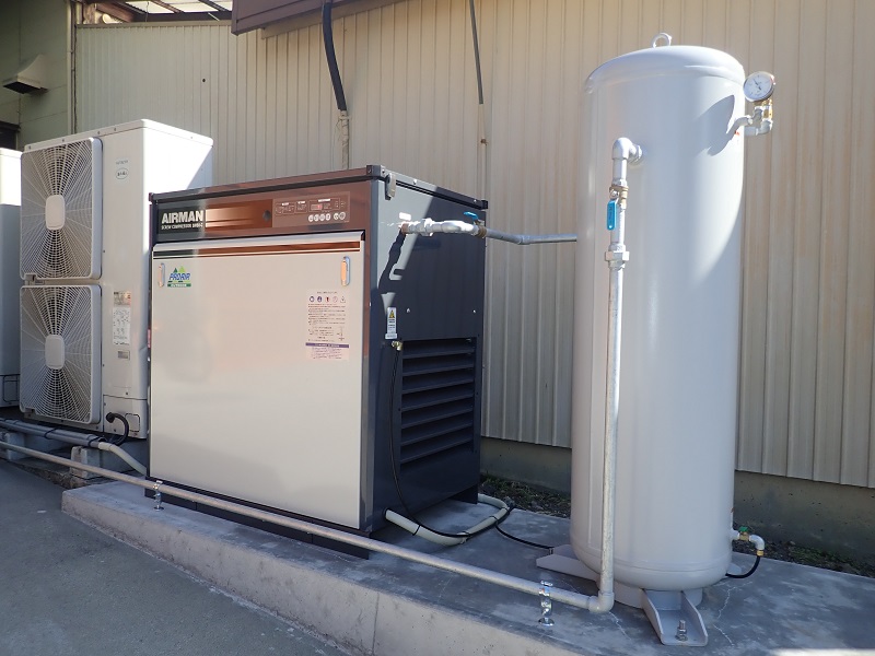 10馬力のコンプレッサー