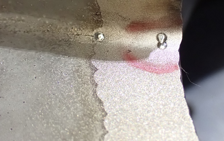 レーザー溶接後